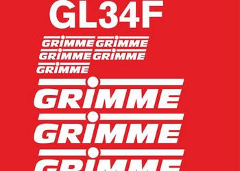 Naklejki grimme gl 34f zamienniki