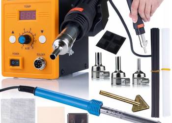 Stacja Lutownicza Hot-Air Rosfix 858D + 3 Dysze | 700W, 100-500°C