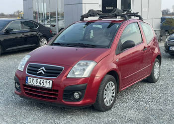 Citroen C2 1.1 60KM 2009r. klima, bagażnik na rowery