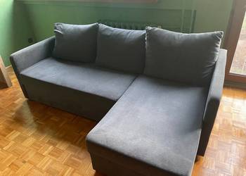 Nieduży szary narożnik - stan dobry, tanio Wrocław