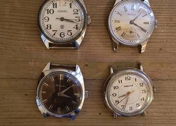 Starocie PRL vintage zegarki przedmioty