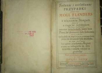 Fortunne i niefortunne przypadki Moll flanders.Daniel Defoe