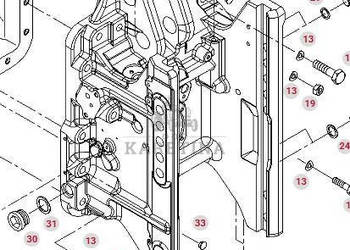Fendt 414 415 Vario Pokrywa Obudowa Mocowanie Osi Tylnej WOM 404150050050 …