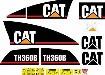 NAKLEJKI NA MASZYNĘ CAT TH360B