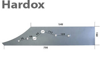 Płoza długa HARDOX RS20544/Pd części do pługa RUMPTSTAD