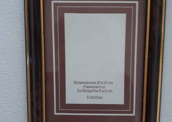 Promocja drewniana ramka na obrazek do stawiania i wieszania