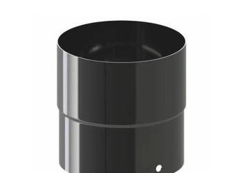Krop złączka rury spustowej fi 90mm grafit metal