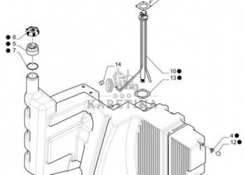 New Holland T6010 Zbiornik paliwa 47469840