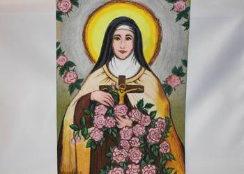 Obraz pastele - święta Teresa od dzieciątka Jezus z Lisieux