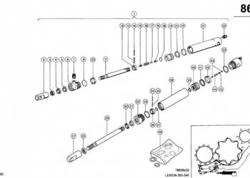Claas Lexion 560 RURA CYLINDRA 0000418860 (Siłownik hydr. przestawianie kl…