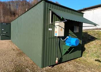 Suszarnia drewna aerodynamiczna (turbinowa) kontenerowa Borowscy/Alwernia