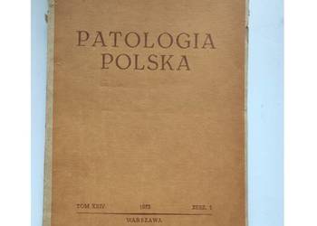 Patologia Polska czasopismo patomorfologia 1972 unikat kolekcjonerski  zaby