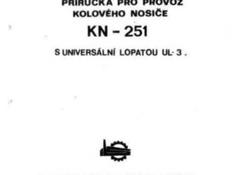 KN 251 ładowarka instrukcja obsługi, katalog części naprawa