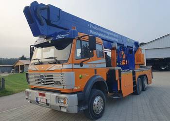 Podnośnik koszowy, zwyżka  Wumag WS / WT 320, Mercedes 6 x 4