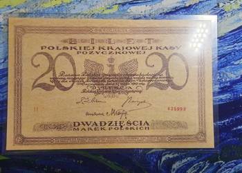RARYTAS !!! 20 MAREK POLSKICH 1919 s. H