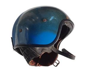 Stary kask orzeszek motocyklowy unikat kolekcjonerski antyk 1967r