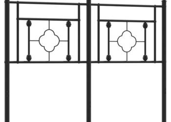 Metalowe wezgłowie czarne 120 cm WM-374370