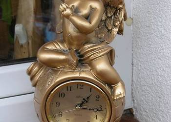 figurka anioł z zegarem adler
