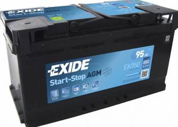 Akumulator 95Ah 850A EXIDE AGM START&STOP EK950