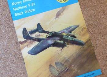 [W] Nocny samolot myśliwski Northrop P-61 Black Widow. Musiałkowski TBiU