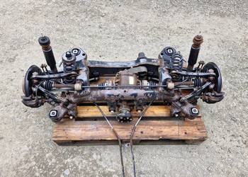  7566169 BMW E87 E90 E91ZAWIESZENIE BELKA SANKI TYŁ TYLNE DYFER KOMPLET 3.07