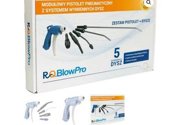 Pistolet do powietrza z wymiennymi dyszami RQBlowPro B1-GXB