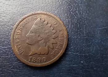 Stare monety 1 cent 1890 USA