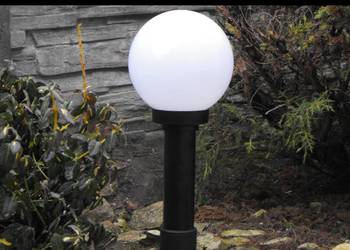 Komplet Lamp  ogrodowych - Mleczne Kule - wysokość 57cm. 6 szt. BLACK WEEKS