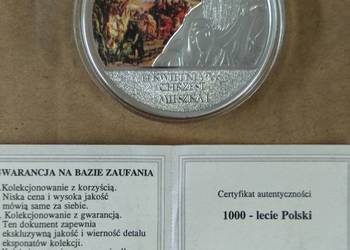 63. Medal okolicznościowy chrzest Mieszka 1