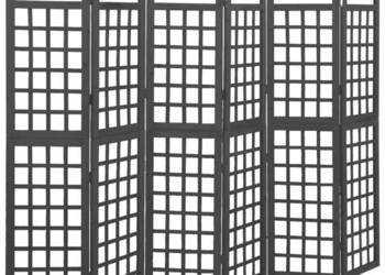 vidaXL Parawan pokojowy 6-panelowy/trejaż, drewno jodłowe(SKU:316485)