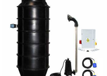 PRZEPOMPOWNIA ŚCIEKÓW DN800 H2100 z pompą 1,8kW z Rozdrabniaczem