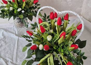 Stroik kompozycja na cmentarz. Komplet