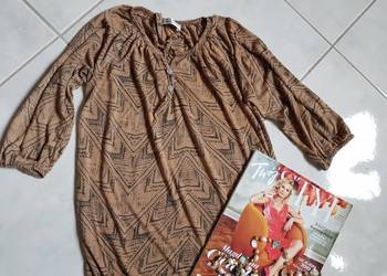 MEXX- Letnia,  koszulka, przewiewna, tunika, bluuzka, azteck