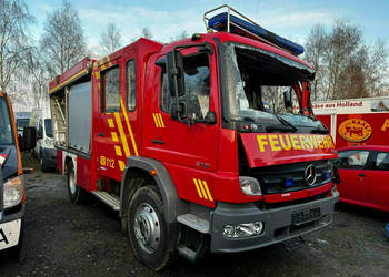 pożarnicze Mercedes Atego 918 Straż Pożarna 4X4 Wóz strażacki 2006 Atego 9…