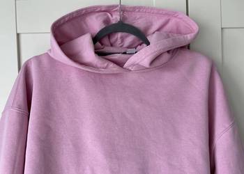 Bluza z kapturem różowa S bluza basic bombka