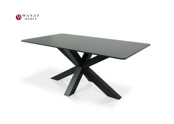 Stół ze spieku kwarcowego 180x90 ARAGONA Wanat Assoluto Nero