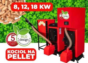 Piec na Pellet PellPell 5 Klasa EcoDesign 8kW 12kW 18kW
