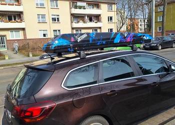 Box bagażnik dachowy Jetbag Spirit niepowtarzalny kolorowy
