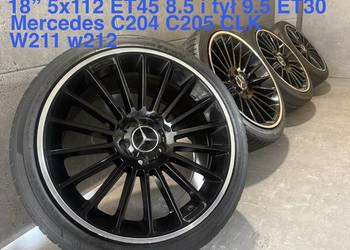 18 cali Mercedes CLK C E  CLS w203 w204 w211 w212 w218 5x112 8.5 9.5