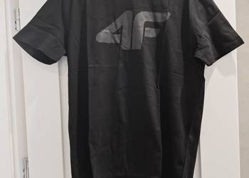 podkoszulek/t-shirt czarny 4F czarny oryginalny r.XL