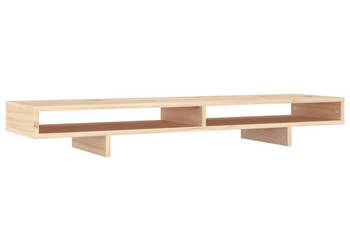 Podstawka na monitor 100x27x14 cm lite drewno sosnowe WM-814004