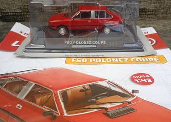 POLONEZ COUPE Legendy FSO kultowe auta PRL model 1/43 Deagostini kolekcja