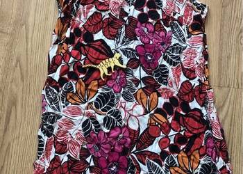 Sukienka w kolorowe kwiaty/lato