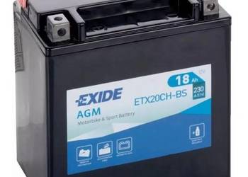 Akumulator motocyklowy 12V 18Ah EXIDE ETX20CH-BS YTX20CH-BS