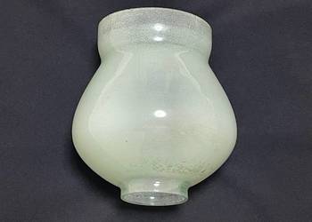 PRL klosz lampy szklany mały mleczny