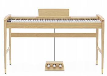 Gear4music Keynote Contemporary pianino cyfrowe 88 klawiszy, Bluetooth, dąb