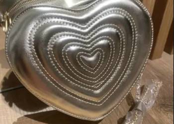 Anna Field torebka kopertówka serce złota