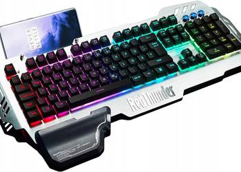 RedThunder K900 Klawiatura Półmechaniczna Gamingowa Przewodowa RGB QWERTZ