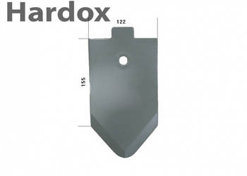 Dziób HARDOX 3374388/S części do grubera agregatu LEMKEN