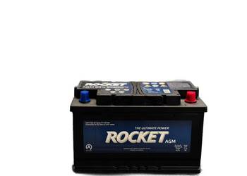 Akumulator ROCKET AGM 12V 80Ah 800A P+